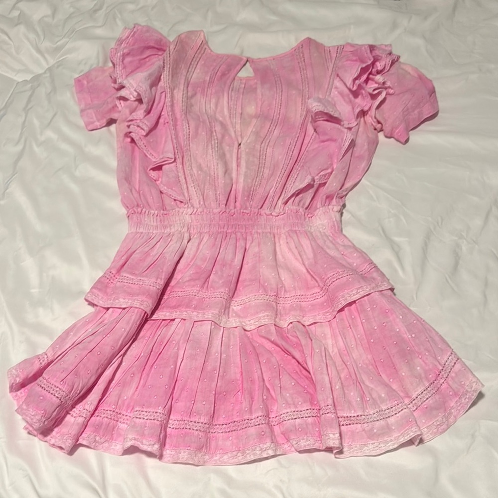 Pink Ruffled Dress - Picture 2 of 3